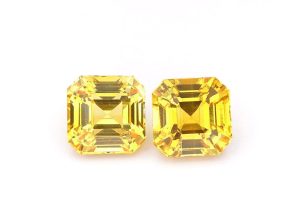 Luxury yellow sapphire jewelry, yellow sapphire ring, Vivid Ceylon International